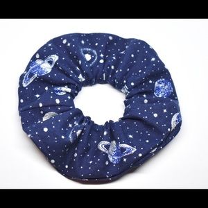 Navy Outer Space Scrunchie Galaxy Accessory New‎